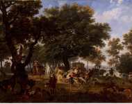 Taunay Nicolas-Antoine Henri IV and his Suite Hunting  - Hermitage